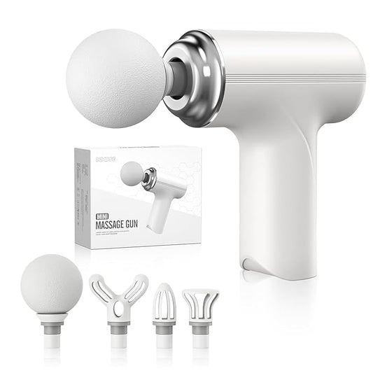 Massage Machine for Body Pain – Mini Massage Gun for Deep Tissue, Muscle & Body Pain Relief – Handheld, Battery Powered Massager for Neck, Shoulder, Back, Foot - (Massage Gun)