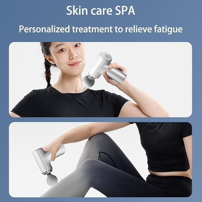 Massage Machine for Body Pain – Mini Massage Gun for Deep Tissue, Muscle & Body Pain Relief – Handheld, Battery Powered Massager for Neck, Shoulder, Back, Foot - (Massage Gun)