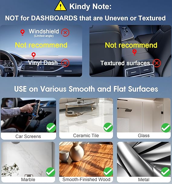 Magnetic Phone Holder Stand Upgraded Vacuum Suction Cup Mount with 360° Swivel Lock | Compatible with | for Car, Gym, Mirror, Kitchen & Smooth Surfaces